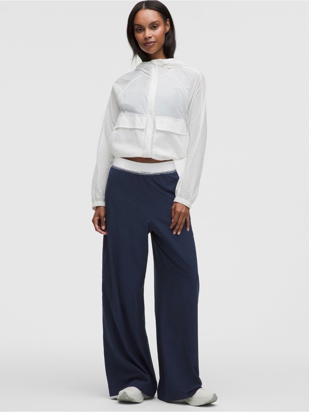 lululemon athletica Navy Wide-Leg Pull-On Pants
